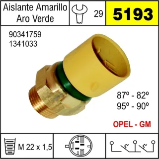 BULBO ELECTROV CHEVROLET OMEGA 2.5ITD-VECTRA 2.0 87/82-95/90