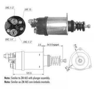 SOLENOIDE DELCO REMY 12V MASSEY FERGUSON 2360/ CUMMINS/CARTE
