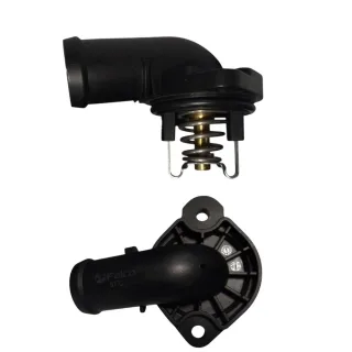 TERMOSTATO VOLKSWAGEN FOX SURAN GOL TREND VOYAGE SAVEIRO 1.6  CODO DE PLASTICO OEM = 032121110K