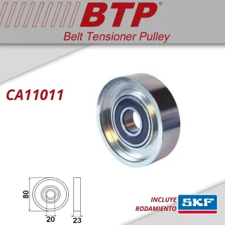 TENSOR POLY V FIAT TEMPRA 1.9 D Y TD; TIPO 1.4-1.6 SX, 1.9 D Y TD; DUNA/UNO/SPAZIO/VIVACE /BRIO/147 TODOS LOS MODELOS OEM: 7641011 46424716   MEDIDAS: