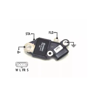 REGULADOR DE VOLTAJE DELCO REMY 24SI 12V. (IMPORTADO)