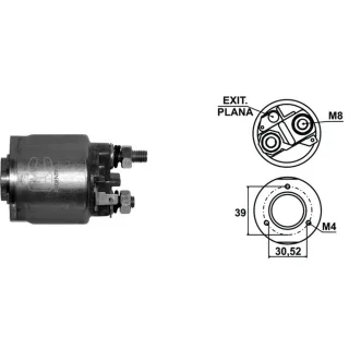 SOLENOIDE VALEO 12V R.19/P.405/CITROEN/SUZUKI/LAND ROVER