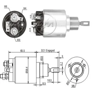 SOLENOIDE BOSCH 12V FORD FIESTA 1.6 BOSCH