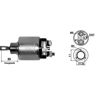 SOLENOIDE BOSCH 12V RENAULT CLIO 1.6I- RENAULT 19