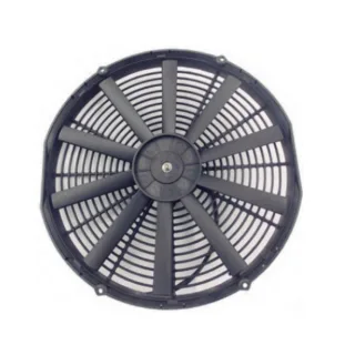 ELECTROVENTILADOR UNIVERSAL FLUJO: ASP. - SOP. | GIRO: HOR. - ANTIHOR. |  EXT. 16" | VOLTAJE: 24 V | POT. 220 W | CAUDAL: 3185 M3|H | ALTURA: 80 MM | 
