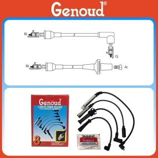 CABLE BUJIA VOLVO 760 GLE V6 2.8-2.8I /240 2.8I/260-DIN