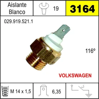 BULBO TEMPERATURA VW GOL 1000