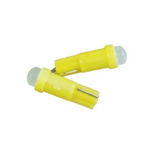 LAMPARA LED T5 COB AMBAR 12V