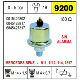 BULBO CEBOLLA MB 911 1112 114 1517 SIN ALARMA