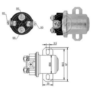 SOLENOIDE AUXILIAR DELCO REMY 24V CASE/CUMMINS- RELÉ AUX. 39