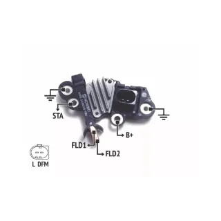 REGULADOR DE VOLTAJE  PEUGEOT- CITROEN- 12V. BOSCH (IMPORTADO)