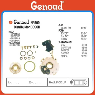 CAPTOR AUDI 80-90-100 FORD ESCORT-GALAXY-ORION VW GOL-POINTE MOVIL (= COD. 508)