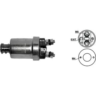 SOLENOIDE DUCELIER 12V RENAULT 12 TERM. PLANO(2 AGUJEROS)
